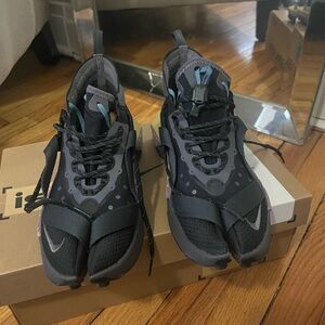Black and Gray Athletic Sneakers